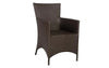Virasat Outdoor Patio Seating Set 4 Chairs and 1 Table Set (Dark Brown)-VIRASAT FURNITURE & FURNISHING