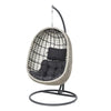 Virasat Single Seater Hanging Swing With Stand For Balcony, Garden Swing (Grey)-VIRASAT FURNITURE & FURNISHING