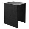 Virasat Outdoor Patio Seating Set 2 Chairs and 1 Table Set (Black)-VIRASAT FURNITURE & FURNISHING