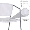 VIRASAT FURNITURE 3-Piece Outdoor White Wicker Patio Set