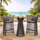 Virasat Outdoor Patio Bar Set 2 Chairs and 1 Table Set