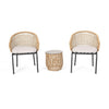 VIRASAT FURNITURE 3 Piece Garden Outdoor Rope Patio Set