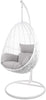 Virasat Single Seater Hanging Swing With Stand For Balcony, Garden Swing (White)-VIRASAT FURNITURE & FURNISHING