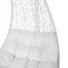 Virasat Single Seater Hanging Swing With Stand For Balcony , Garden Swing (White)-VIRASAT FURNITURE & FURNISHING