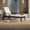 Virasat Outdoor Swimming Poolside Lounger (Black)-VIRASAT FURNITURE & FURNISHING