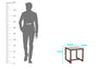 Virasat Outdoor Patio Seating Set 2 Chairs and 1 Table Set (Brown)-VIRASAT FURNITURE & FURNISHING