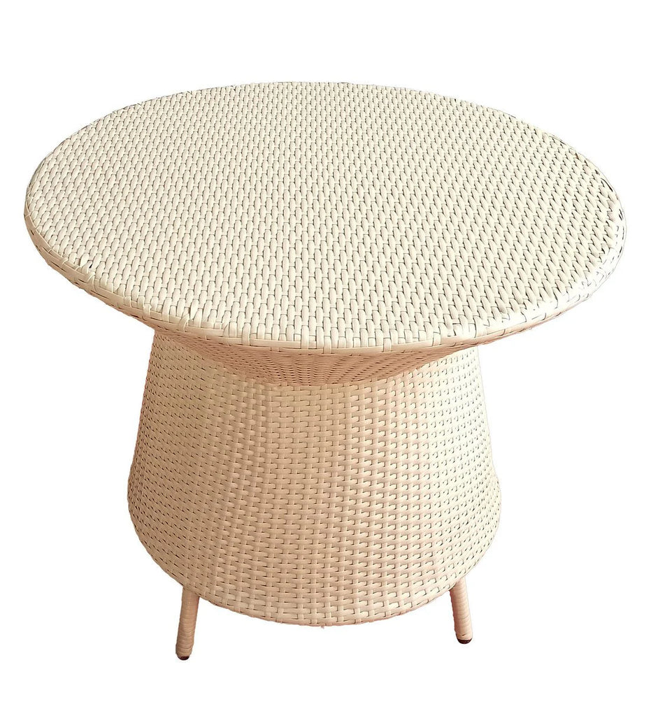 Virasat Outdoor Patio Seating Set 4 Chairs and 1 Table Set (Cream)-VIRASAT FURNITURE & FURNISHING