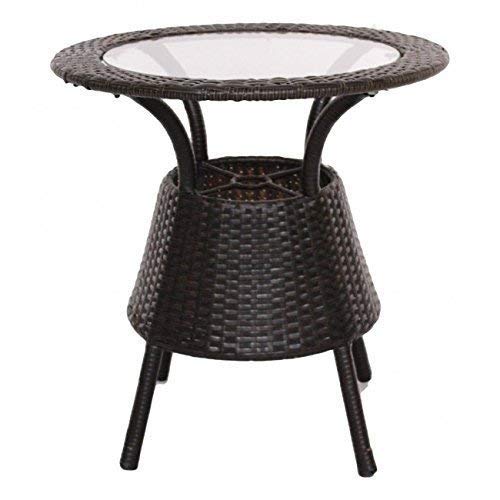 Virasat Outdoor Patio Seating Set 2 Chairs and 1 Table Set (Brown)-VIRASAT FURNITURE & FURNISHING