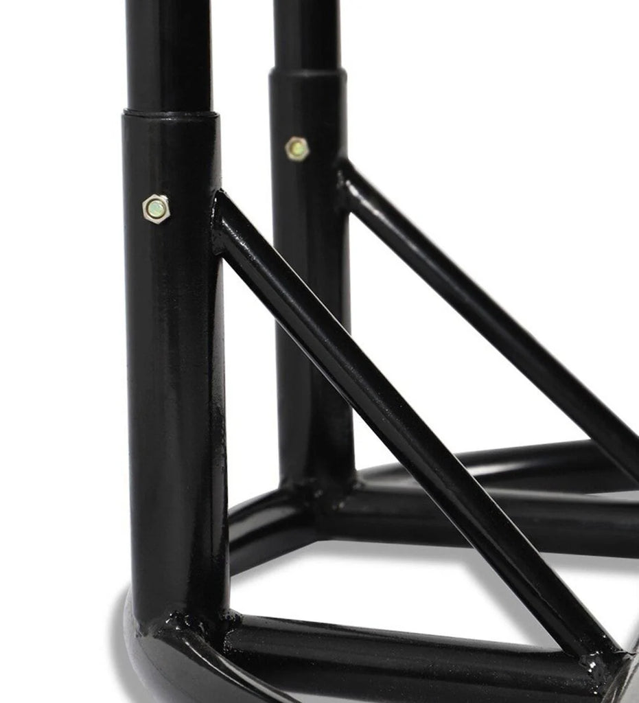Virasat Double Seater Hanging Swing With Stand For Balcony, Garden Swing (Black)-VIRASAT FURNITURE & FURNISHING