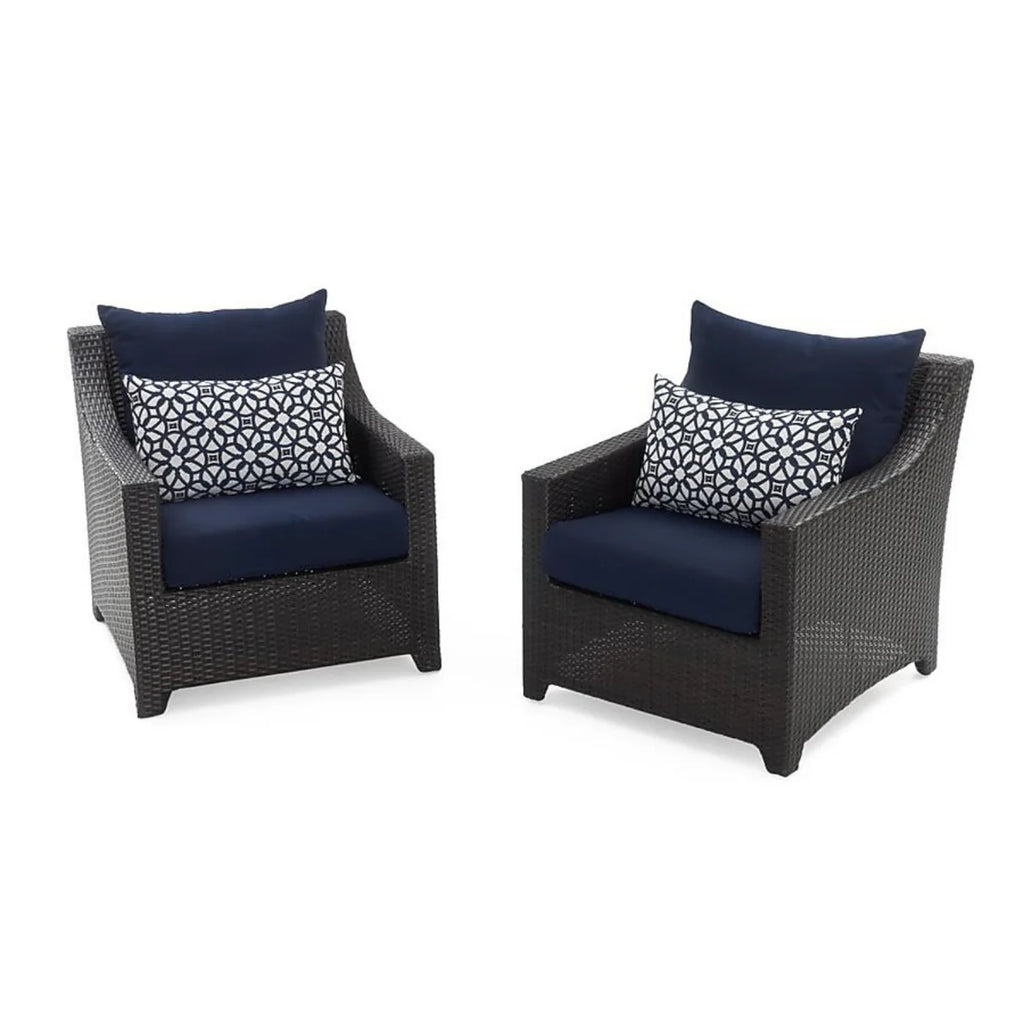 VIRASAT FURNITURE 3-Piece Outdoor Rattan Wicker Patio Set