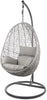 Virasat Single Seater Hanging Swing With Stand For Balcony , Garden Swing (Dark Grey)-VIRASAT FURNITURE & FURNISHING