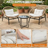 VIRASAT FURNITURE 3-Piece Outdoor Patio Bistro Set