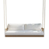 Virasat Three Seater Hanging Swing Without Stand For Balcony, Garden Swing (Tan + White)-VIRASAT FURNITURE & FURNISHING