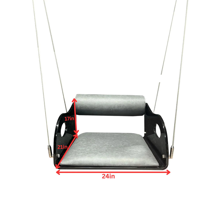 Virasat Marcos Single Seater Hanging Swing Without Stand For Balcony , Garden Swing ( Acrylic )