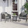 Virasat Outdoor Patio Seating Set 2 Chairs and 1 Table Set (Dark Grey)-VIRASAT FURNITURE & FURNISHING