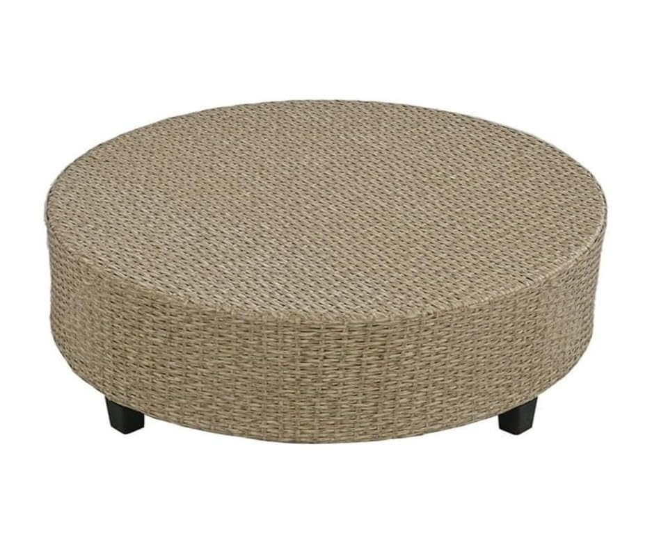 Virasat 8 Seater Half-Moon Sofa Outdoor Patio Set Grey Cushion-VIRASAT FURNITURE & FURNISHING