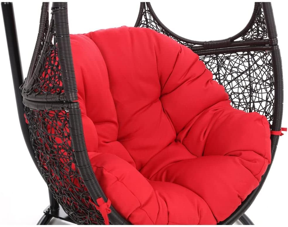 Virasat Single Seater Hanging Swing With Stand For Balcony, Garden Swing-VIRASAT FURNITURE & FURNISHING