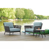 Virasat Outdoor Patio Seating Set 2 Chairs and 1 Table Set (Grey) Braided & Rope-VIRASAT FURNITURE & FURNISHING