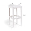 Virasat Outdoor Bar Sets 6 Chairs and 1 Table Patio Bar Set (White)-VIRASAT FURNITURE & FURNISHING