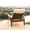 Virasat Outdoor Swimming Poolside Lounger Dark Brown-VIRASAT FURNITURE & FURNISHING