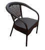 Virasat  Outdoor Patio Seating Set 4 Chairs and 1 Table Set (Brown)-VIRASAT FURNITURE & FURNISHING