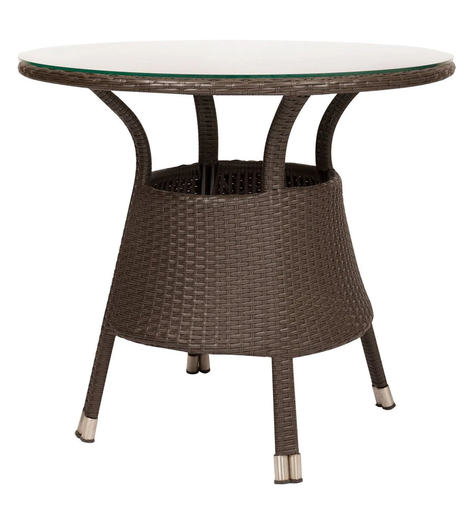 Virasat Outdoor Patio Seating Set 2 Chairs and 1 Table Set (Brown)-VIRASAT FURNITURE & FURNISHING