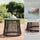 VIRASAT FURNITURE Outdoor Patio Garden 3 Piece All Weather Resistant Furniture Set