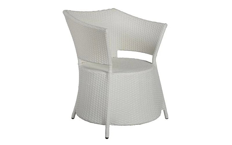 Virasat Outdoor Patio Seating Set 4 Chairs and 1 Table Set (White)-VIRASAT FURNITURE & FURNISHING