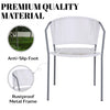 VIRASAT FURNITURE 3-Piece Outdoor White Wicker Patio Set