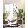 Virasat Single Seater Hanging Swing With Stand For Balcony, Garden Swing (Sea shell)-VIRASAT FURNITURE & FURNISHING