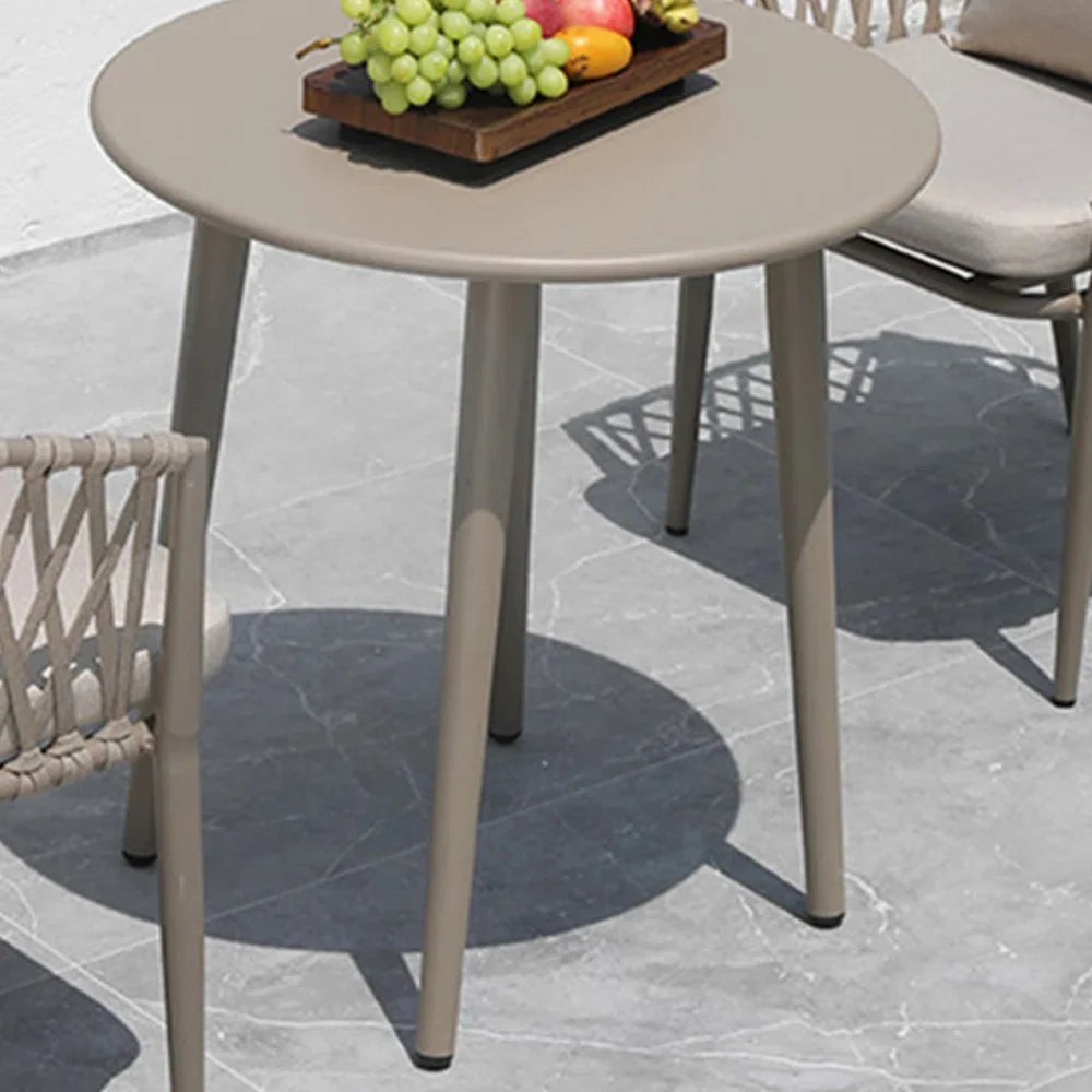 VIRASAT FURNITURE AYLA OUTDOOR PATIO SEATING SET 2 CHAIRS AND 1 TABLE SET (BEIGE)