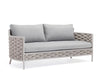 Virasat Outdoor Garden Balcony Sofa Set 2 Seater, 2 Single Seater and 1 Center Table Set, Braid & Rope(White + Cream)-VIRASAT FURNITURE & FURNISHING