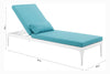 Virasat Outdoor Swimming Poolside Lounger White Sky Blue-VIRASAT FURNITURE & FURNISHING
