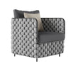 Virasat Outdoor Garden Balcony Sofa Set 2 Seater, 2 Single seater and 1 Center Table Set, Braid & Rope (Grey)-VIRASAT FURNITURE & FURNISHING