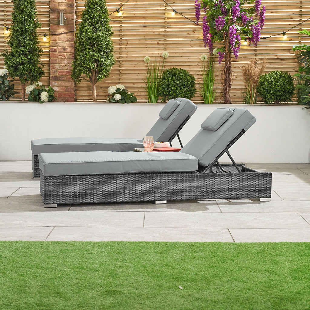 Virasat Outdoor Swimming Poolside Lounger Set of 2-VIRASAT FURNITURE & FURNISHING