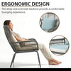 Intra Outdoor Patio Seating Set 2 Chairs and 1 Table Set