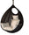 Virasat Single Seater Hanging Swing Without Stand For Balcony, Garden Swing (Black-VIRASAT FURNITURE & FURNISHING