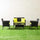 Virasat Outdoor Sofa Set 2 Seater, 2 Single Seater and 1 Center Table Set (Black)-VIRASAT FURNITURE & FURNISHING