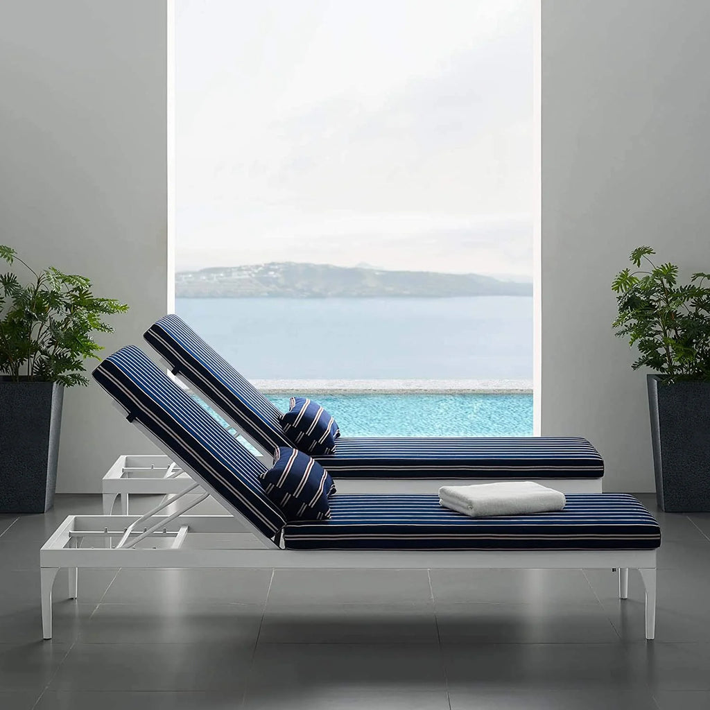 Virasat Outdoor Swimming Poolside Lounger Set of 2-VIRASAT FURNITURE & FURNISHING