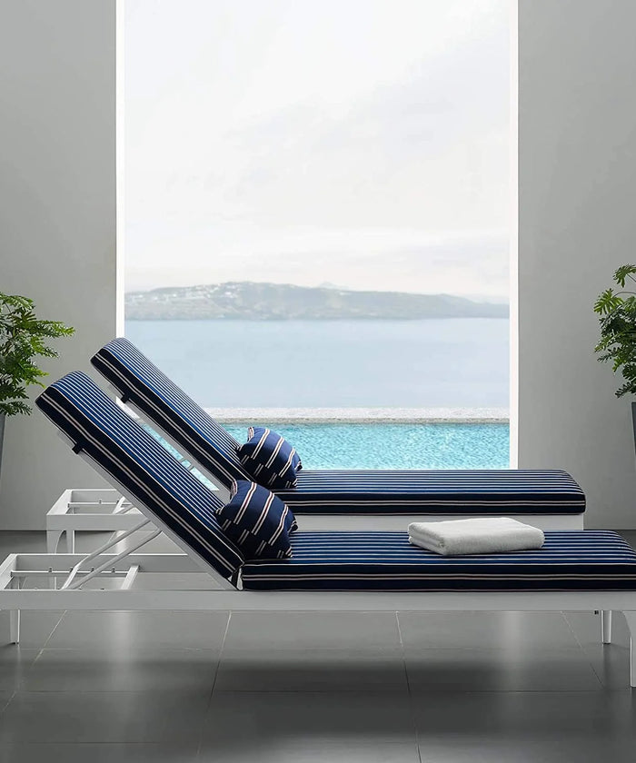 Virasat Outdoor Swimming Poolside Lounger Set of 2-VIRASAT FURNITURE & FURNISHING