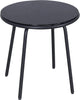 Virasat Outdoor Patio Seating Set 2 Chairs and 1 Table Set (Dark Grey) Braided & Rope-VIRASAT FURNITURE & FURNISHING