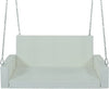Virasat Double Seater Hanging Swing Without Stand For Balcony, Garden Swing (White + Grey)-VIRASAT FURNITURE & FURNISHING