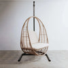 Virasat Single Seater Hanging Swing With Stand For Balcony, Garden Swing (Tan)-VIRASAT FURNITURE & FURNISHING