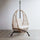 Virasat Single Seater Hanging Swing With Stand For Balcony, Garden Swing (Tan)-VIRASAT FURNITURE & FURNISHING