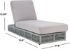 Virasat Outdoor Swimming Poolside Lounger (Grey) Braided & Rope-VIRASAT FURNITURE & FURNISHING