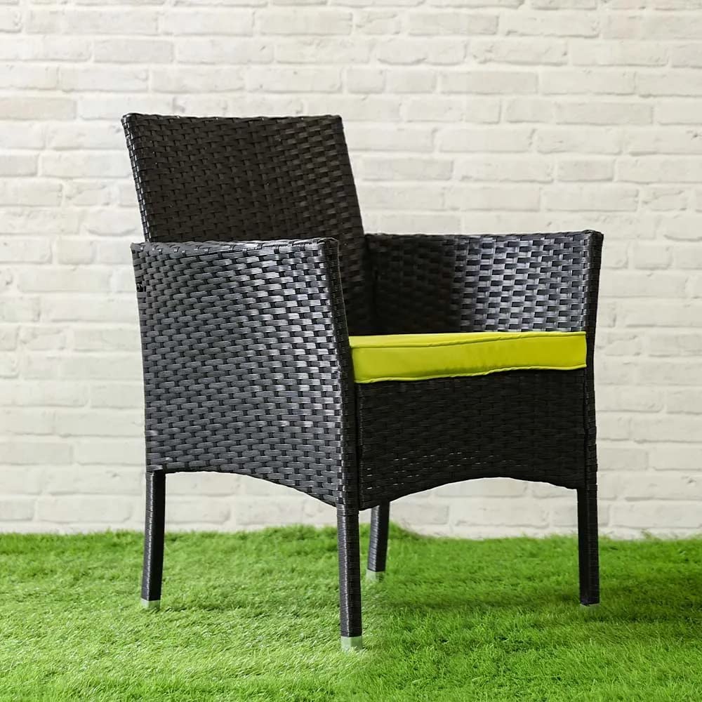 Virasat Outdoor Sofa Set 2 Seater, 2 Single Seater and 1 Center Table Set (Black)-VIRASAT FURNITURE & FURNISHING