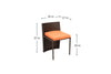 Virasat Outdoor Patio Seating Set 2 Chairs and 1 Table Set (Brown)-VIRASAT FURNITURE & FURNISHING