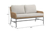 Virasat Outdoor Garden Balcony Sofa Set 2 Seater, 2 Single Seater and 1 Center Table Set (Tan)-VIRASAT FURNITURE & FURNISHING