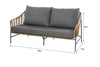 Virasat Outdoor Garden Balcony Sofa Set 2 Seater, 2 Single Seater and 1 Center Table Set (Tan)-VIRASAT FURNITURE & FURNISHING