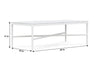 Virasat Outdoor Garden Balcony Sofa Set 2 Seater and 2 Single Seater With 1 Center Table Set, Braid & Rope (White + Beige)-VIRASAT FURNITURE & FURNISHING